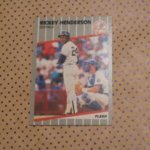 Rickey Henderson #254 Baseball Card